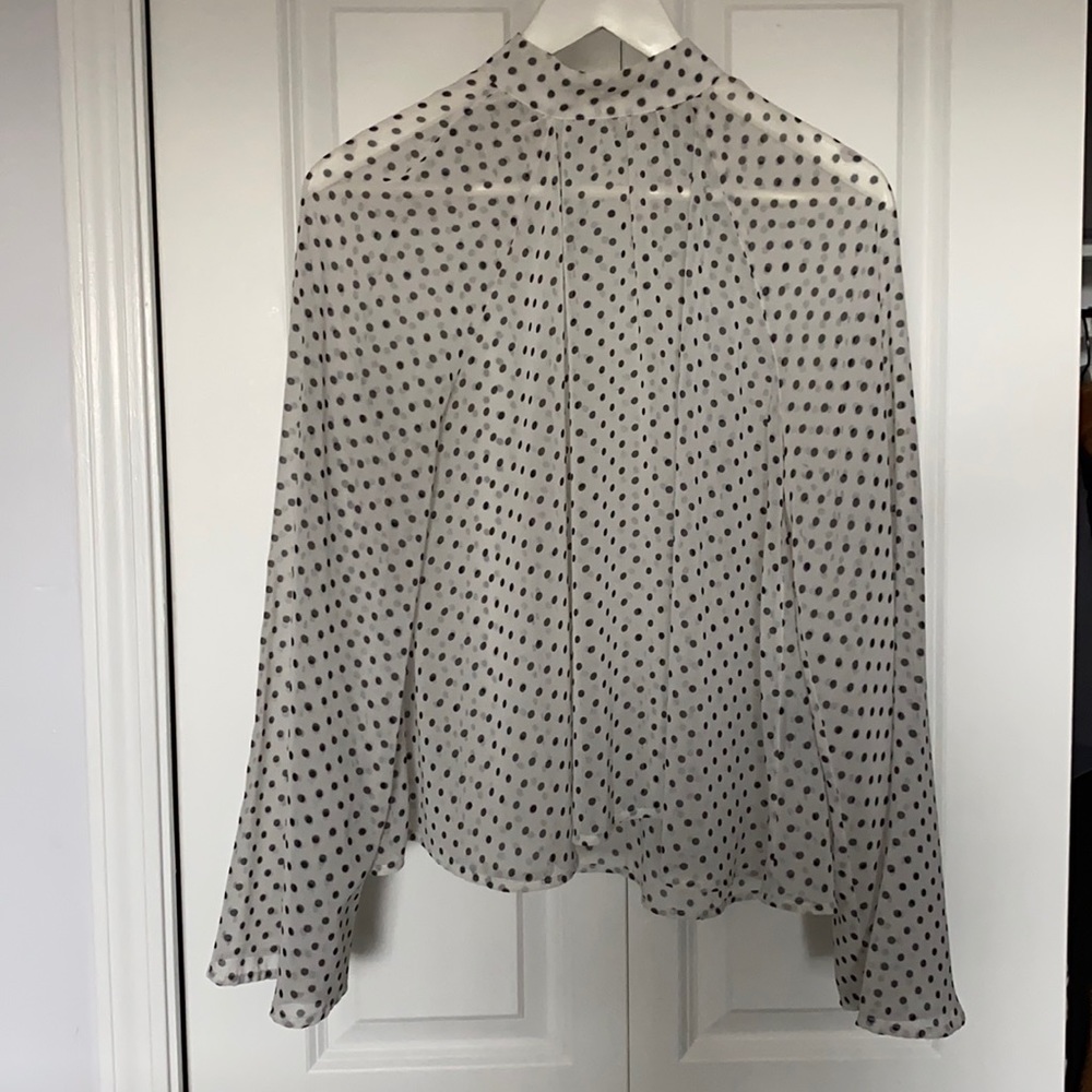 RTA polka dot blouse